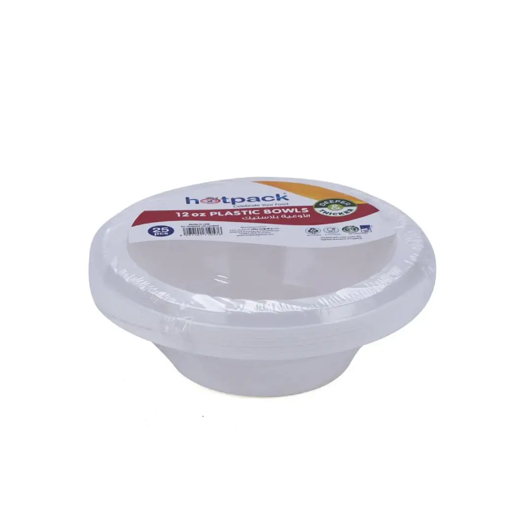 Wholesale White Plastic Bowls 12 Oz Supplier UAE